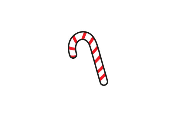 Christmas Candy Illustrations for Crafting