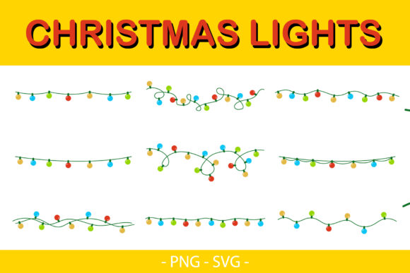 Christmas Light Clipart for Ornament