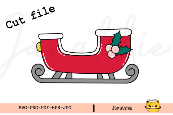 Christmas Santa Sleigh Illustrations
