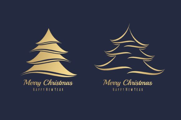 Christmas Tree Simply Illustration