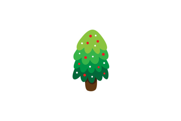 Christmas Tree Vector Assets for Crafting
