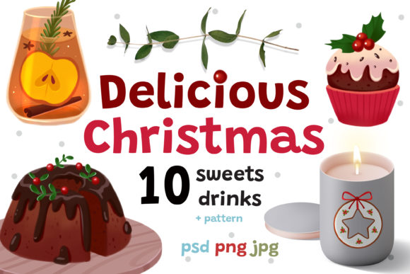 Delicious Christmas Illustrations