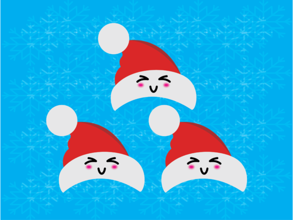 Kawaii Christmas Illustrations-01