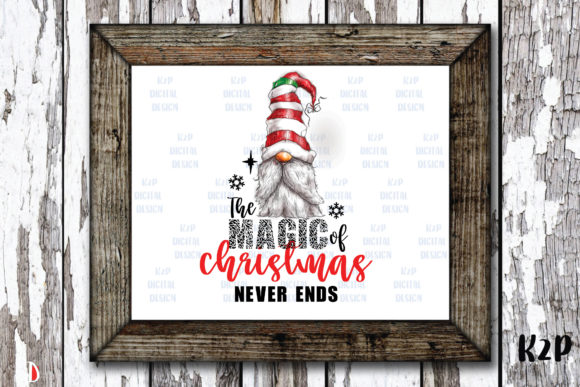 The Magic of Christmas Never Ends Gnome Illustrations