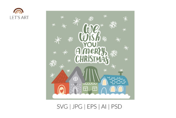 We Wish You a Merry Christmas Svg Illustrations